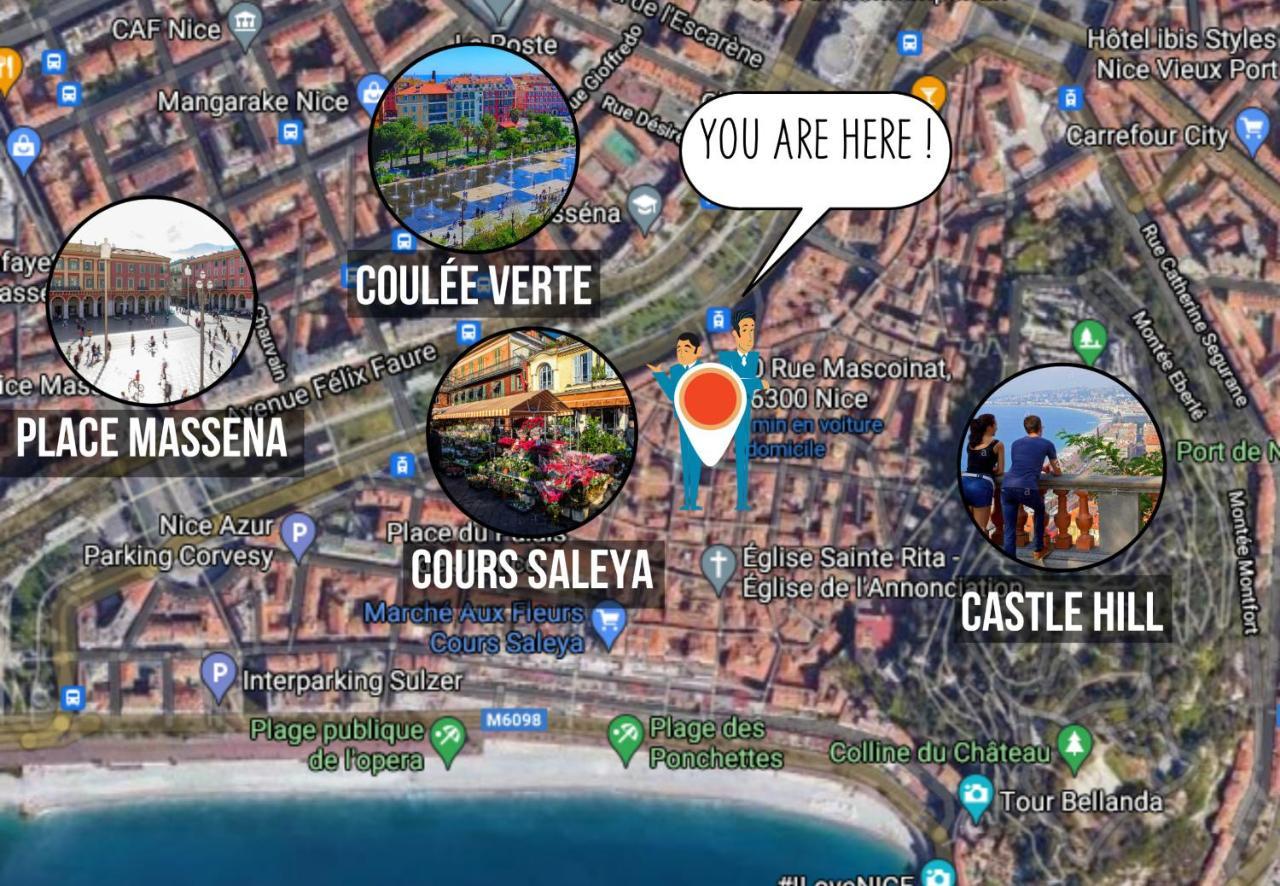 Nestor&Jeeves - Design Vieux Nice - Old Town - Close Sea Extérieur photo